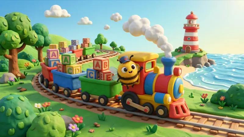 Rescue Express world in Buzzy's Spelling Garden