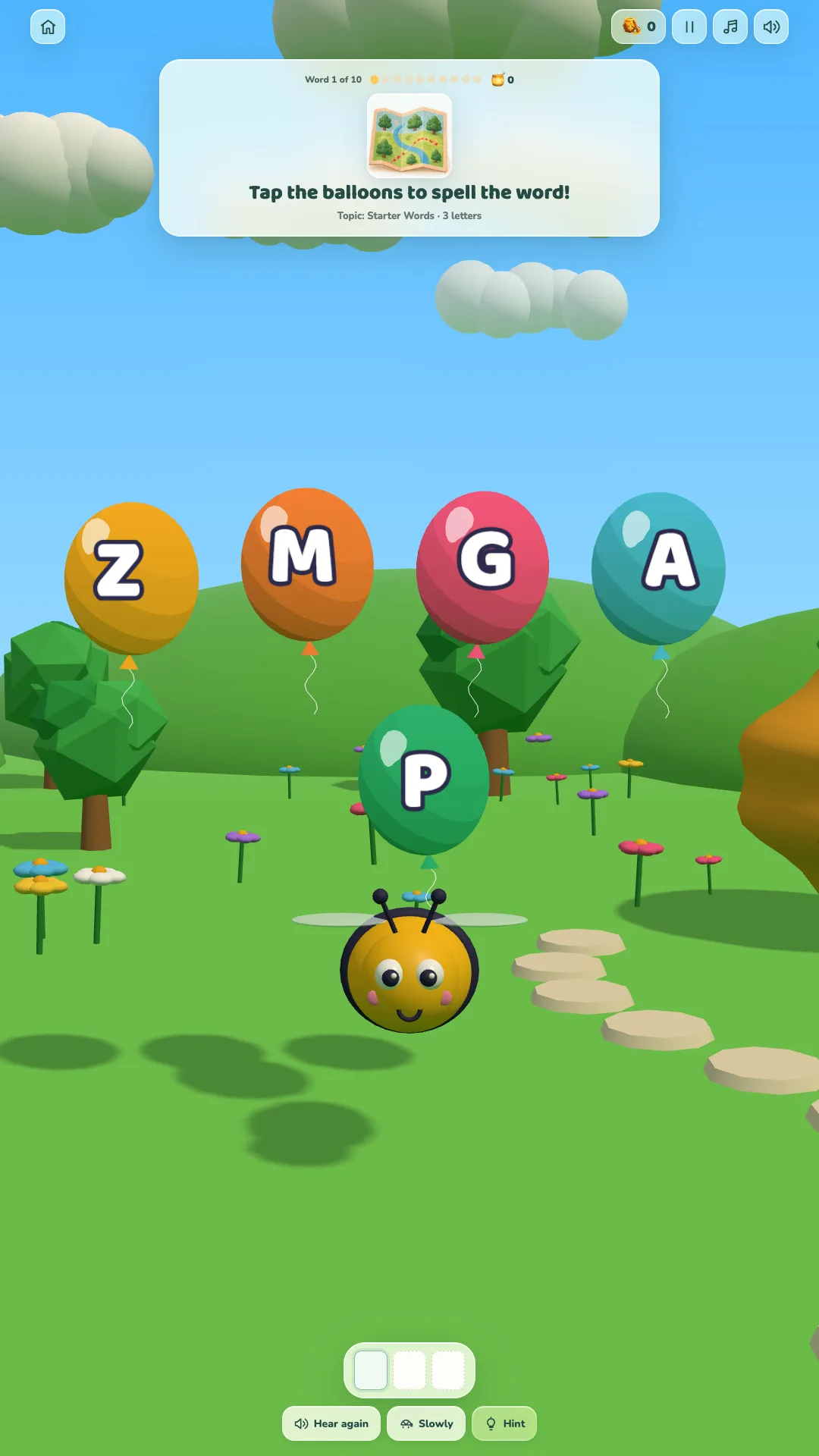 Spell It letter balloons